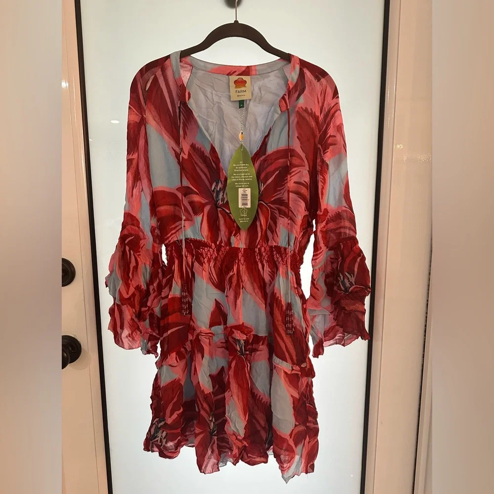 Farm Rio Azalea Mini Dress - Picture 4 of 8